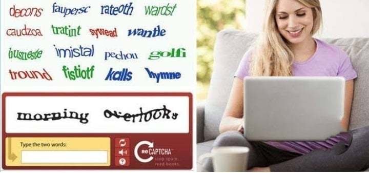 captcha typing work from home