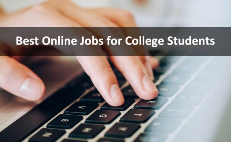 Online jobs for students